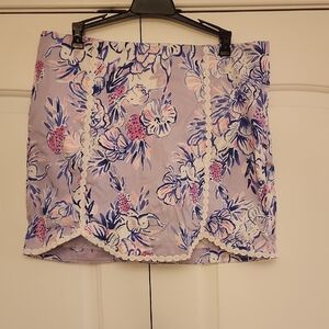 Lilly Pulitzer Light Lilac Verbena Skirt